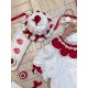 Mademoiselle Pearl Strawberry Cutsew Cardigan Blouses Skirt JSKs and OPs(Reservation/Full Payment Without Shipping)
